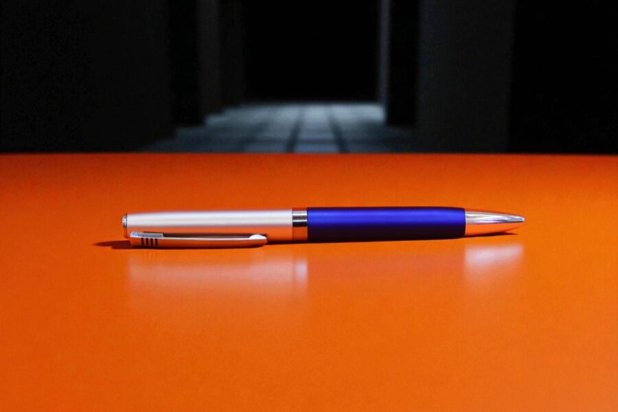 KS-724 Executive Ball Pen with Silver Cap – Available in Black & Blue Body Variants**