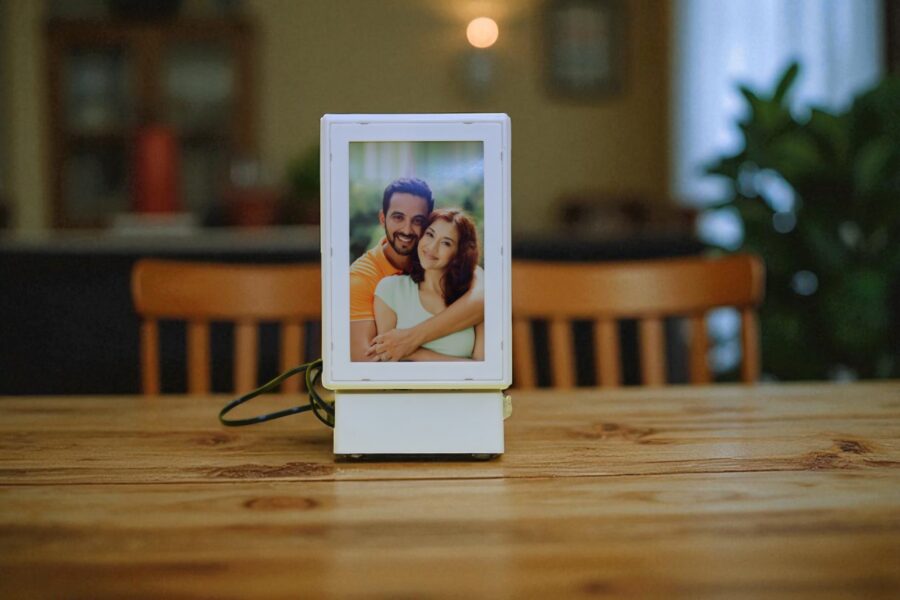 Alpha RGB 4×6″ Custom Color‑Changing Photo Lamp – Personalized Sublimation Night Light