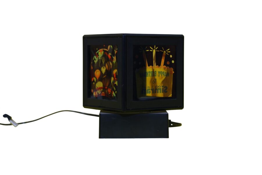 Revolving Shadow-Box Rotating Night Lamp – Ambient Shadow Projection Décor