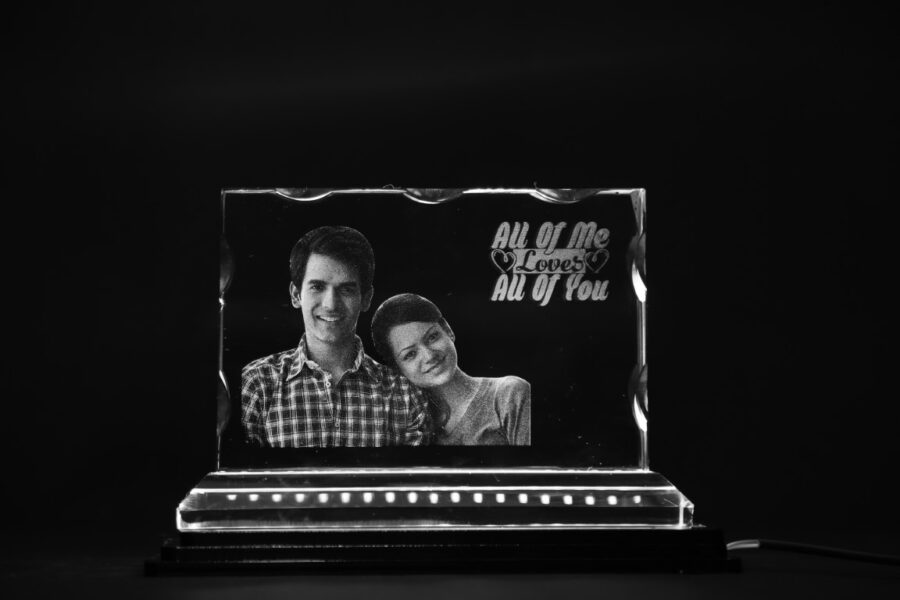 Personalized 3D Custom Shape Crystal Cubes